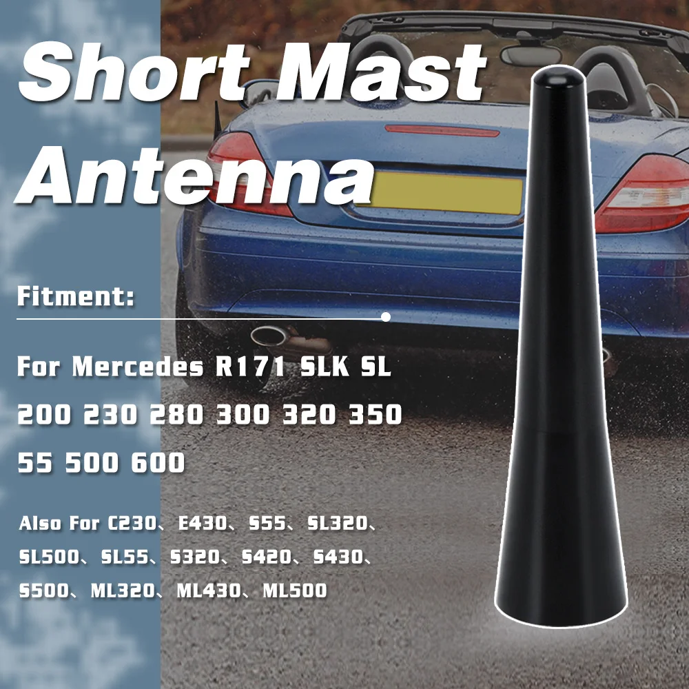 LZONE JR-SMA01 Antena corta deportiva – Mercedes SLK R171 - imagen 2