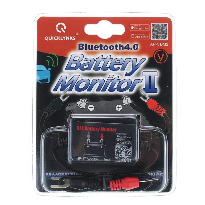 Monitor de batería BM2 Bluetooth 4.0 12V para coche con diagnóstico - imagen 5