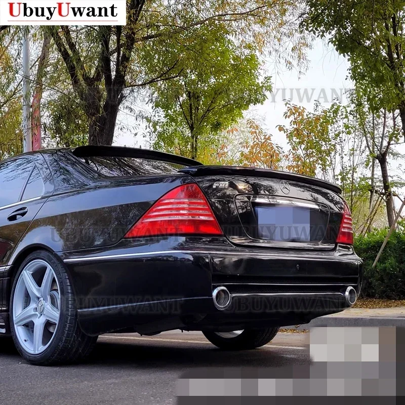 Alerón techo negro brillante para Mercedes Clase S W220 (1998-2005) - imagen 3