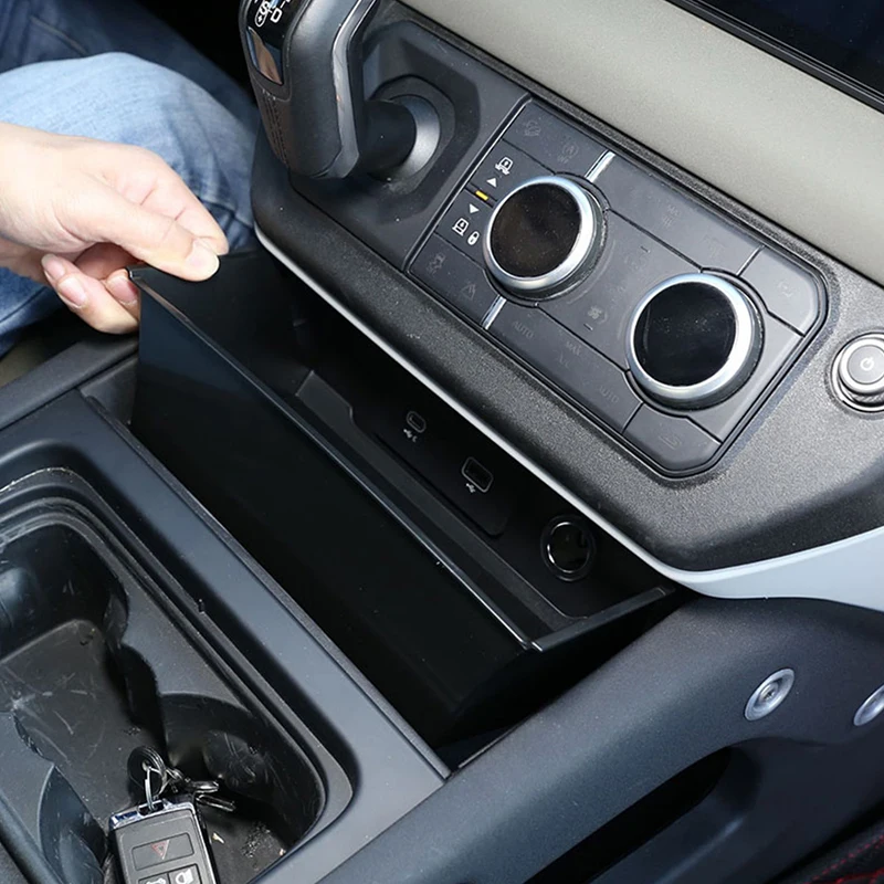 Caja de almacenamiento para consola central Land Rover Defender 90/110 - imagen 2