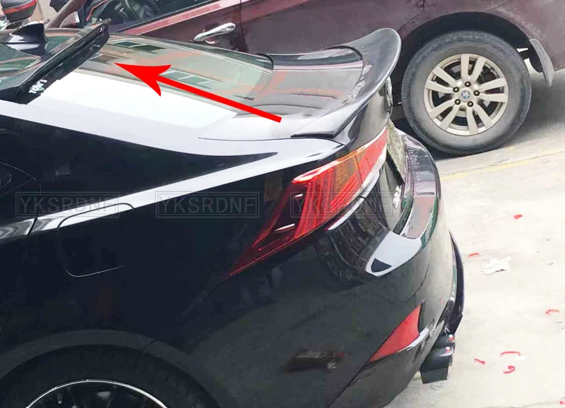 Alerón de techo trasero de carbono AKSHIRN para Lexus IS