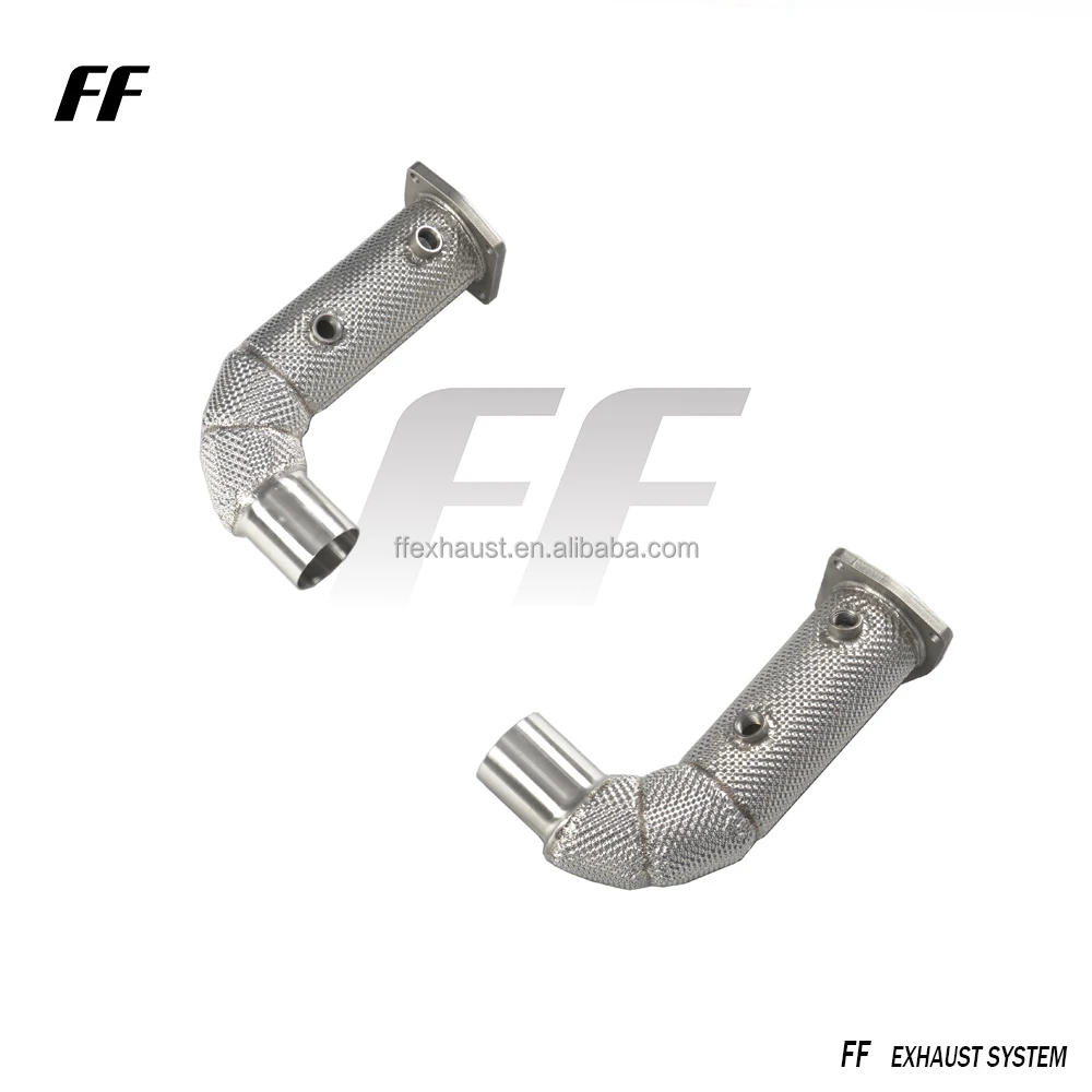 Tubo de bajada de escape de rendimiento personalizado para Porsche 991.1 991.2 Turbo 3.8T - imagen 3