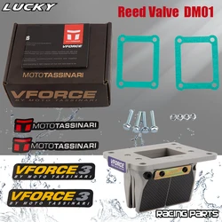 Válvula de láminas DM01 para Honda CR125R y NSR125