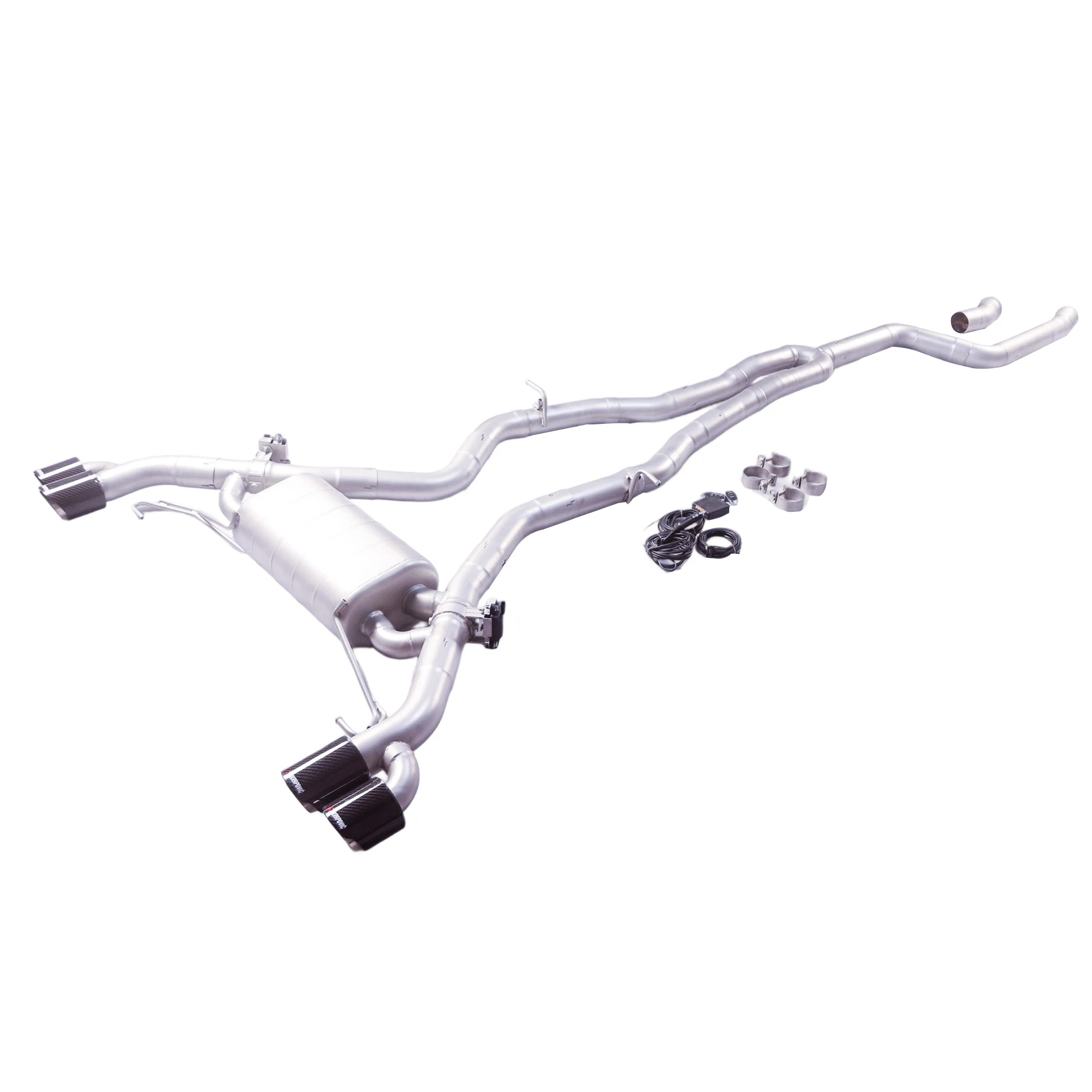 Catback ajustable de acero inoxidable BMW X3 X4 M40i 3.0T - imagen 5