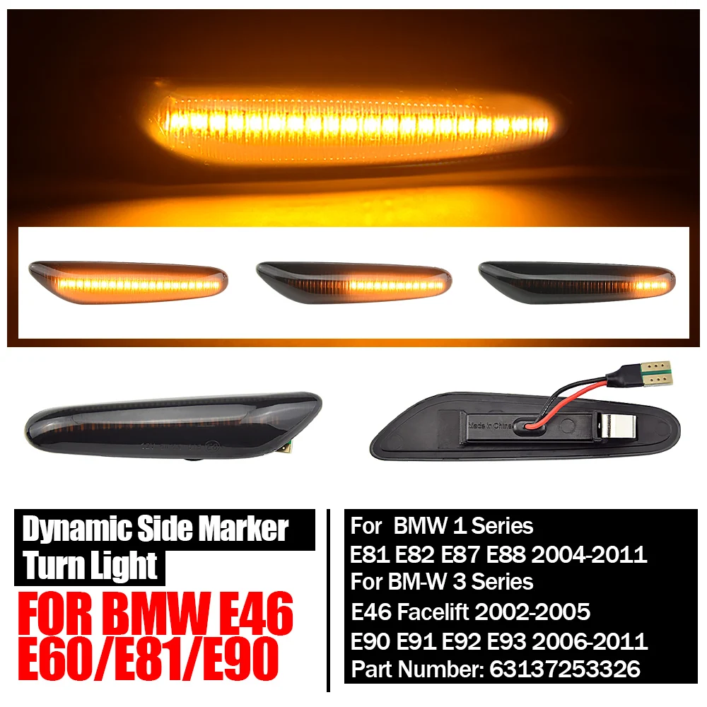 Luz LED dinamica marcador lateral BMW para E60-E93 (2004-2010) - imagen 3