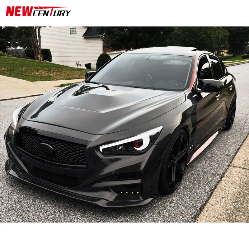 Capó ventilado carbono GTS para Infiniti Q50 2015-2018 - imagen 5
