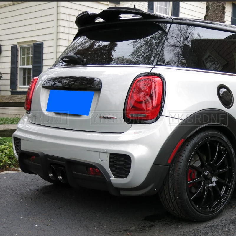Difusor de parachoques trasero JCW para Mini F56 JCW estilo fibra de carbono/revestimiento del difusor trasero FRP (reemplazo) 1 pedido - imagen 3