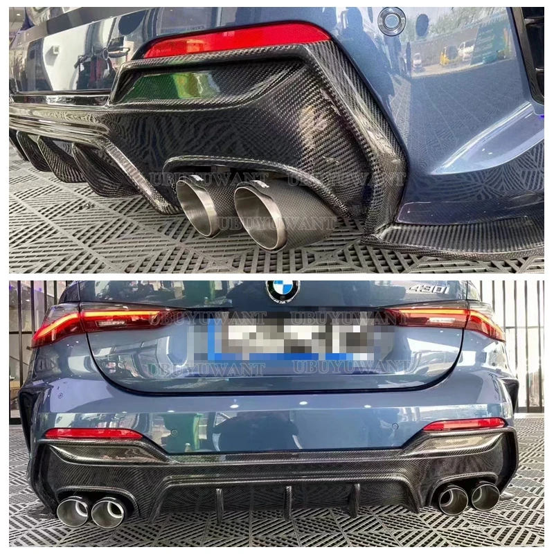 Difusor trasero carbono BMW Serie 4 G22 G23 M440i – deportivo - imagen 3