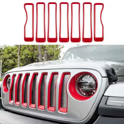 Rejilla delantera de malla Jeep Wrangler JL JLU Sport 2018-2023
