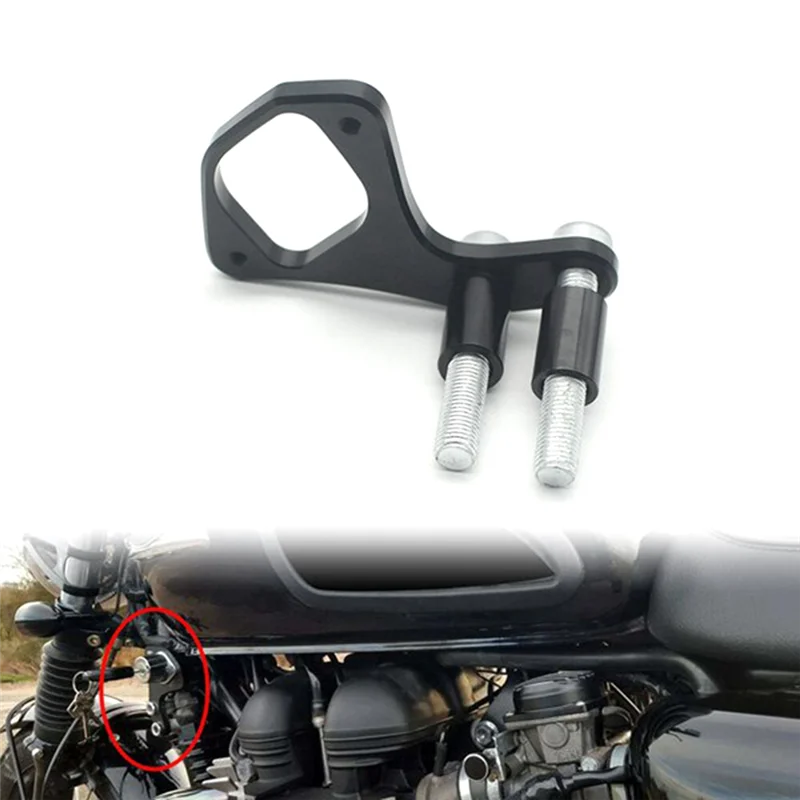 Soporte reubicación llave de contacto izquierda – Triumph Bonneville - imagen 2