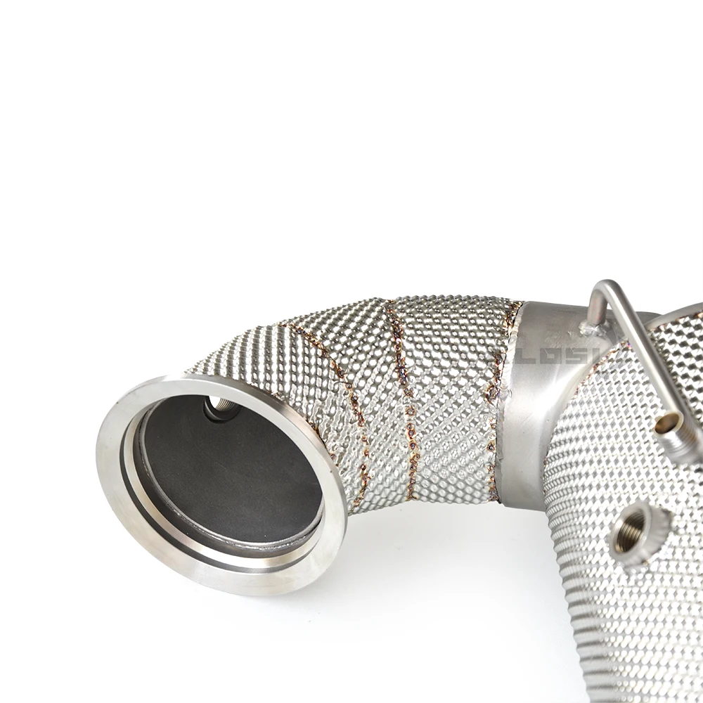 Tubo de escape de alto rendimiento para Lotus Emira 2,0 T 2021-2024, sin problemas de motor, convertidores catalíticos deportivos ligeros, bajante - imagen 5