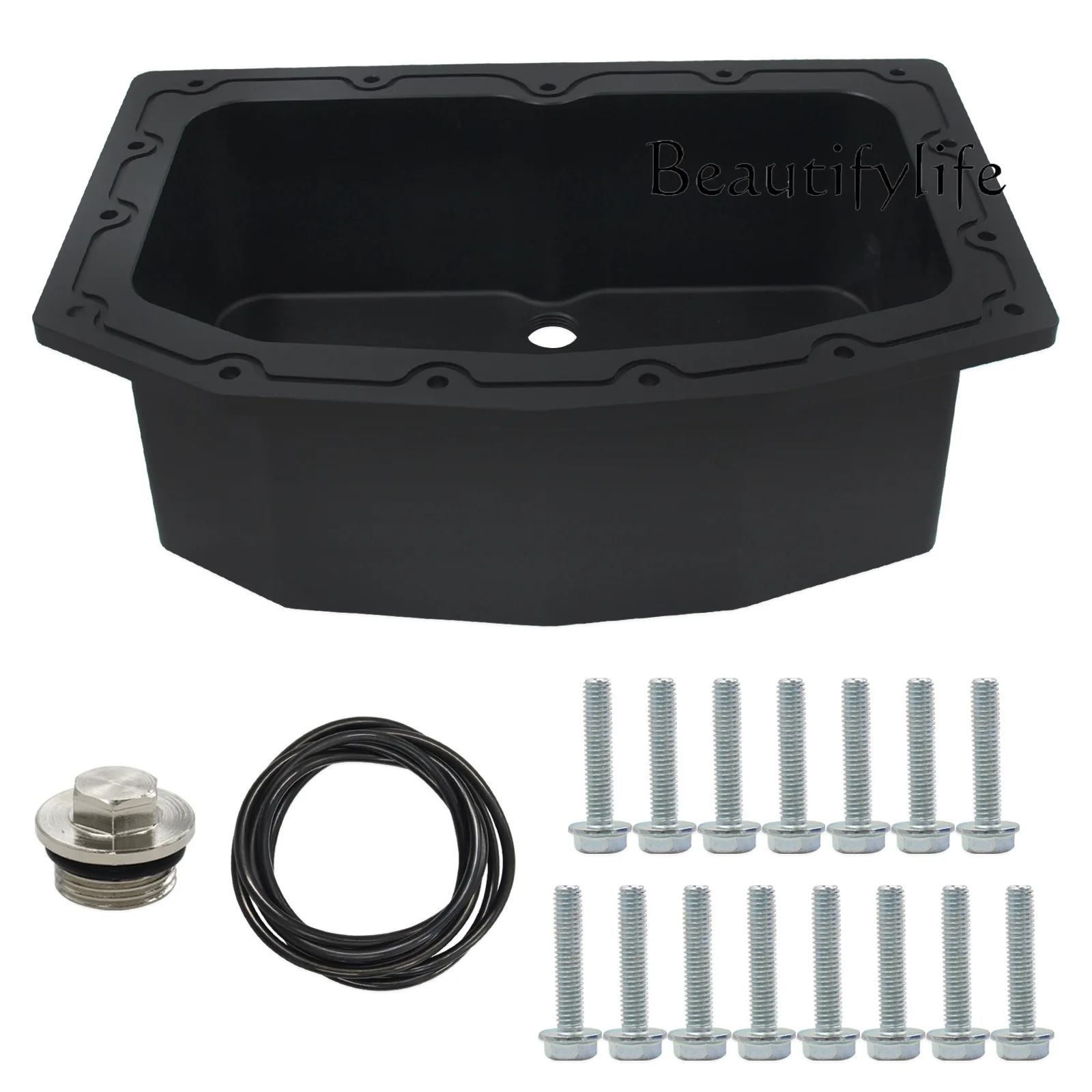 Adecuado para motor diésel de carrera eléctrica 2011-2020, cárter de aluminio fundido de alta resistencia - imagen 2