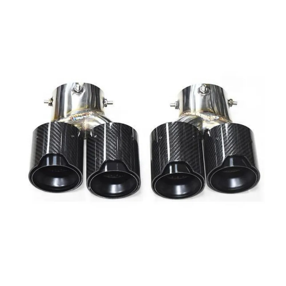 Punta escape fibra de carbono Dual M para BMW G42 M240i 2021-2022 - imagen 3