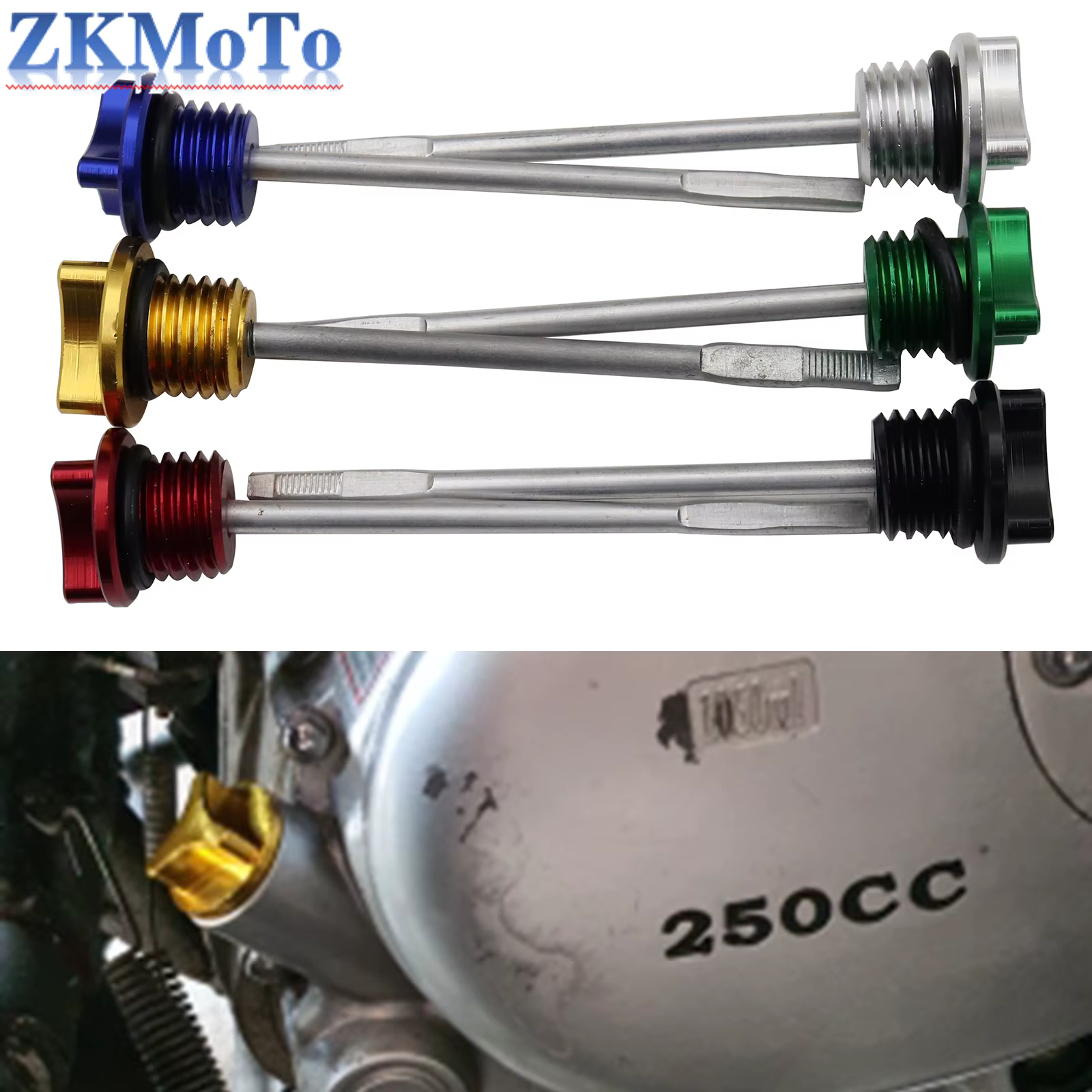 Varilla nivel aceite motor moto con tapón llenado cárter Honda CRF50