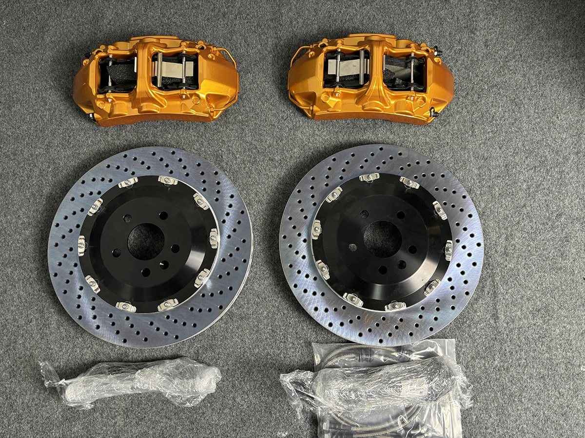 Kit frenos grandes Evo 7 8 9 pinzas 4-8 pistones discos 355-380mm 18" - imagen 5