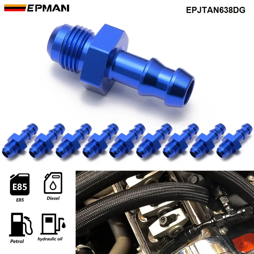 EPMAN Racor 6AN macho a espiga de 3/8 para combustible