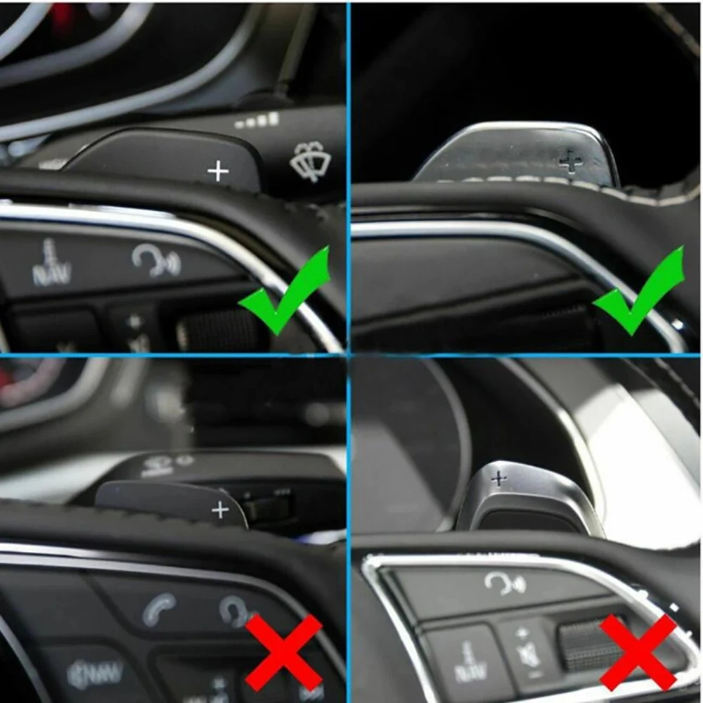 Extensiones de palanca de cambios de aluminio para Audi