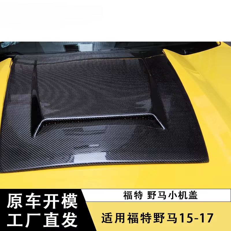 Capó de fibra de carbono para Ford Mustang GT 2015-2017 - imagen 2
