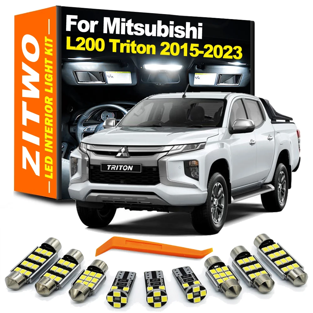 ZITWO Kit bombillas LED interior para Mitsubishi L200 Triton 2015-2023