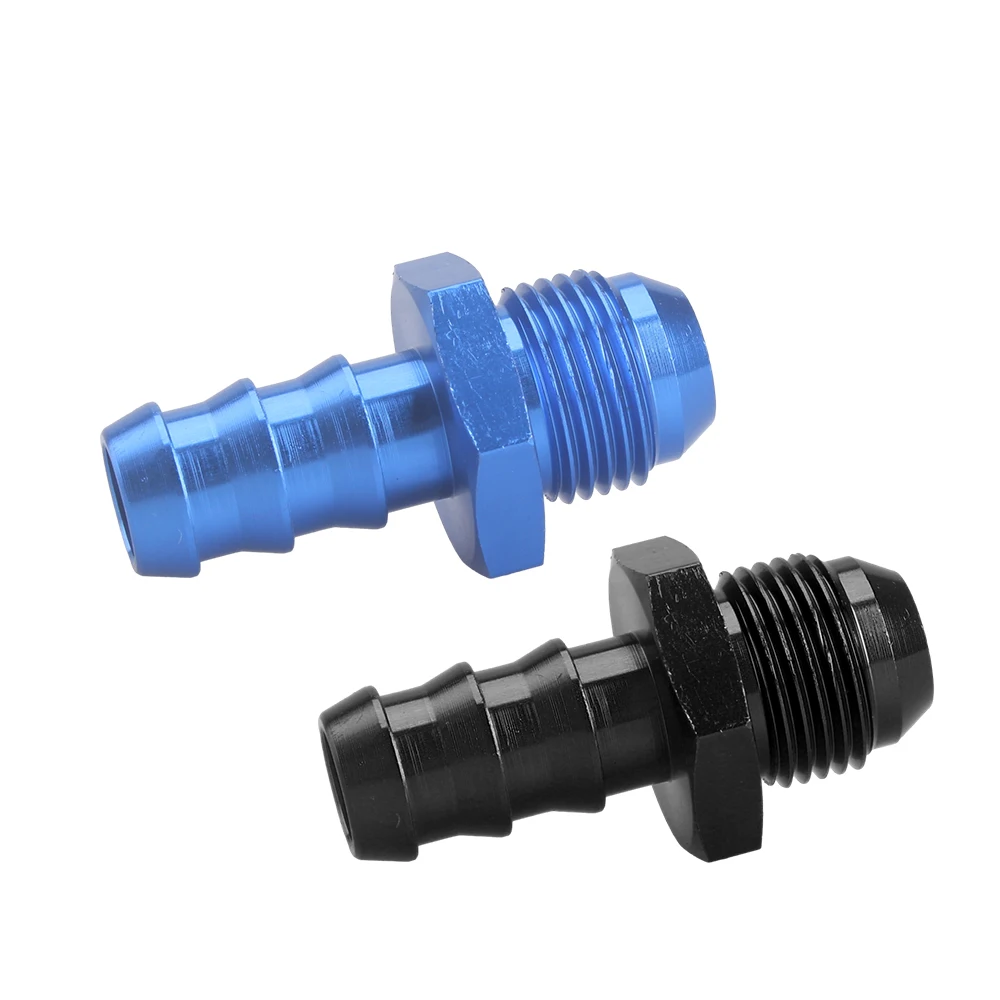 Adaptador recto AN6/AN8 a espiga para manguera de aluminio negro - imagen 5