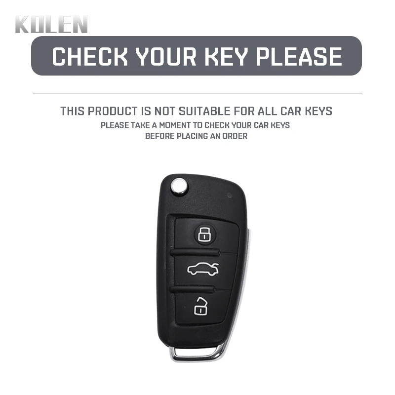 Funda de llave TPU Audi A3 8L/8P, A4 B6-B8, A6 C5-C6, TT, Q3, Q7 - imagen 2