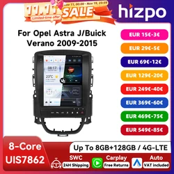 Radio Android Hizpo CarPlay 9,7" con GPS y DSP – Opel Astra J 2009-2015