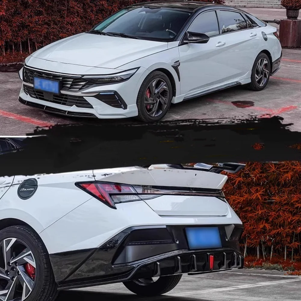 Faldón labio delantero Sport Style para Hyundai Elantra 2023 - imagen 5