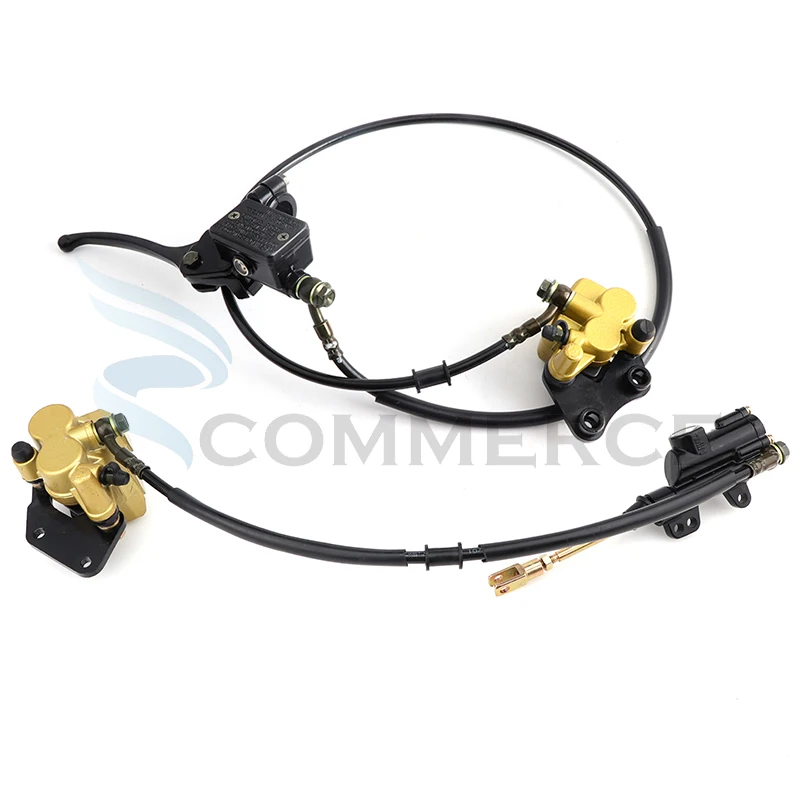 Kit freno de disco hidráulico delantero y trasero para moto compacta