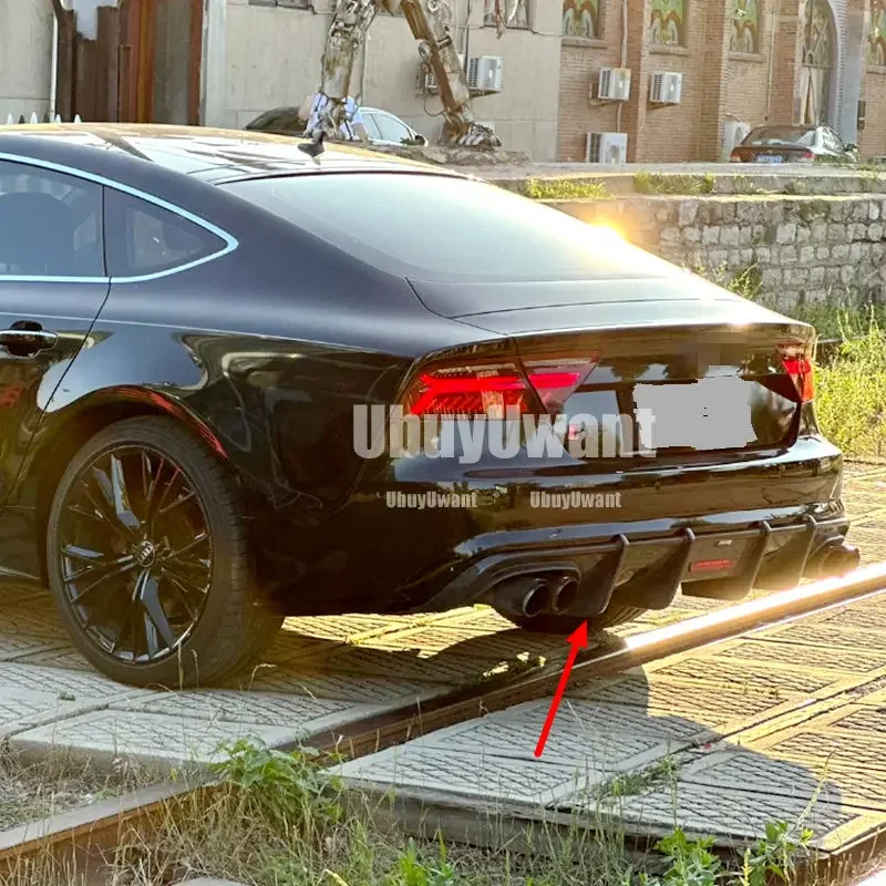Difusor parachoches trasero carbono – Audi A7/S7/RS7 2016-2018 - imagen 3
