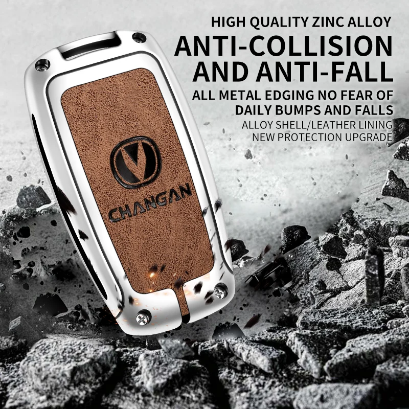 Funda protectora llave coche de zinc Changan CS55 CS75 - imagen 3