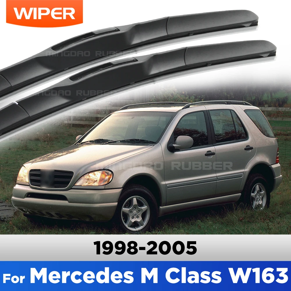 Escobillas de goma 22"+22" para limpiaparabrisas Mercedes Clase M W163 1998-2005