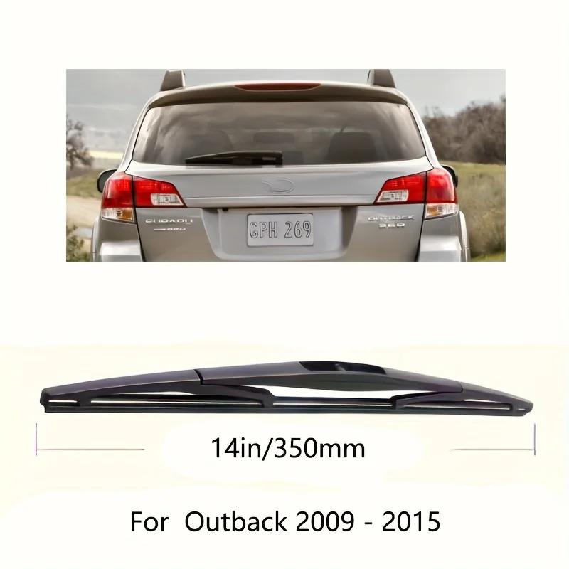 Escobilla limpiaparabrisas trasera 14" para Subaru Outback 2009-2015 - imagen 3