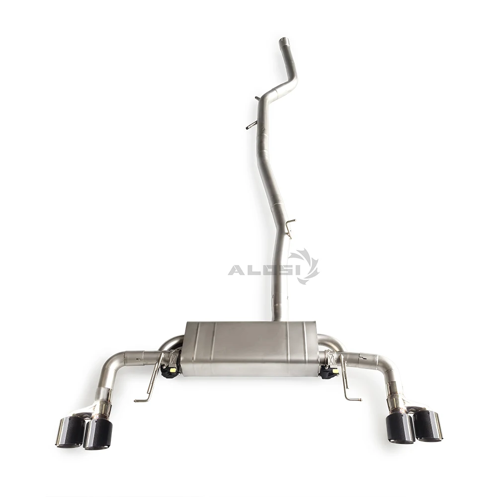 Escape trasero deportivo con válvula para BMW X4 G02 2.0T