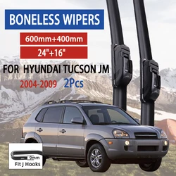 Escobillas limpiaparabrisas delanteras Hyundai Tucson JM 2004-2009