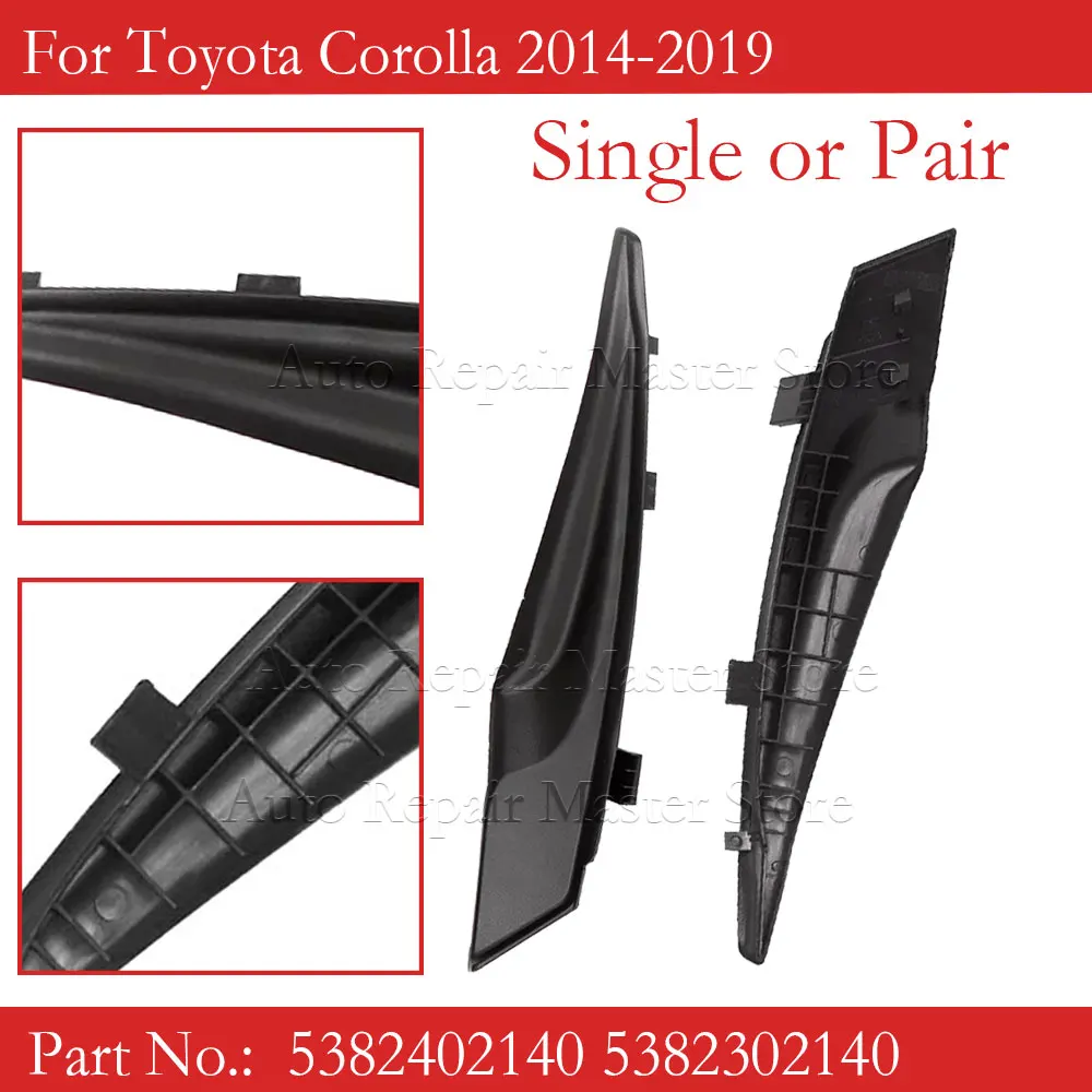 Moldura lateral del limpiaparabrisas Toyota Corolla 2014-2019 - imagen 2