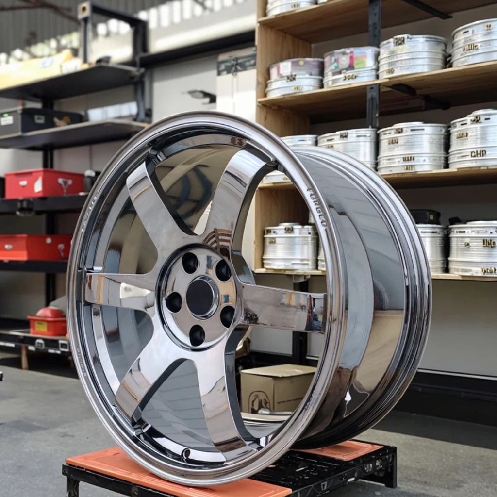 Ruedas monobloque forjadas de 18 pulgadas, 5x120, 5x114,3, Volk Racing Te37, para llanta de ruedas de coche Tesla Model S Jdm - imagen 3