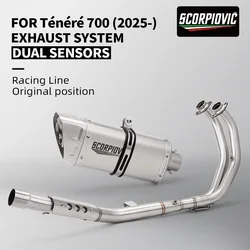 Silencioso slip-on alto para Yamaha Ténéré 700 2019-2025