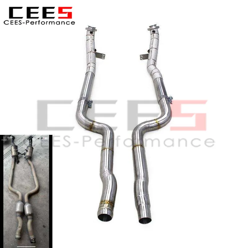 Tubo de escape CEES Ready de 70 mm para Mercedes-Benz CLS550