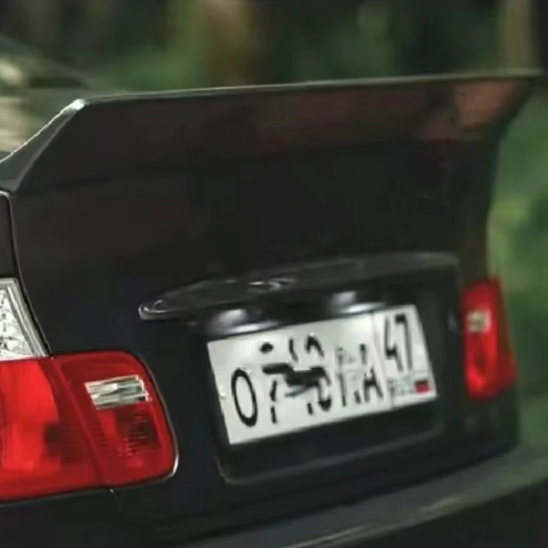 Para BMW E46 sedán de cuatro puertas tapa del maletero trasero alerón ala cuerpo kit de modificación deportiva 1999, 2000 2001 2002 2003 2004 2005 2006 - imagen 4