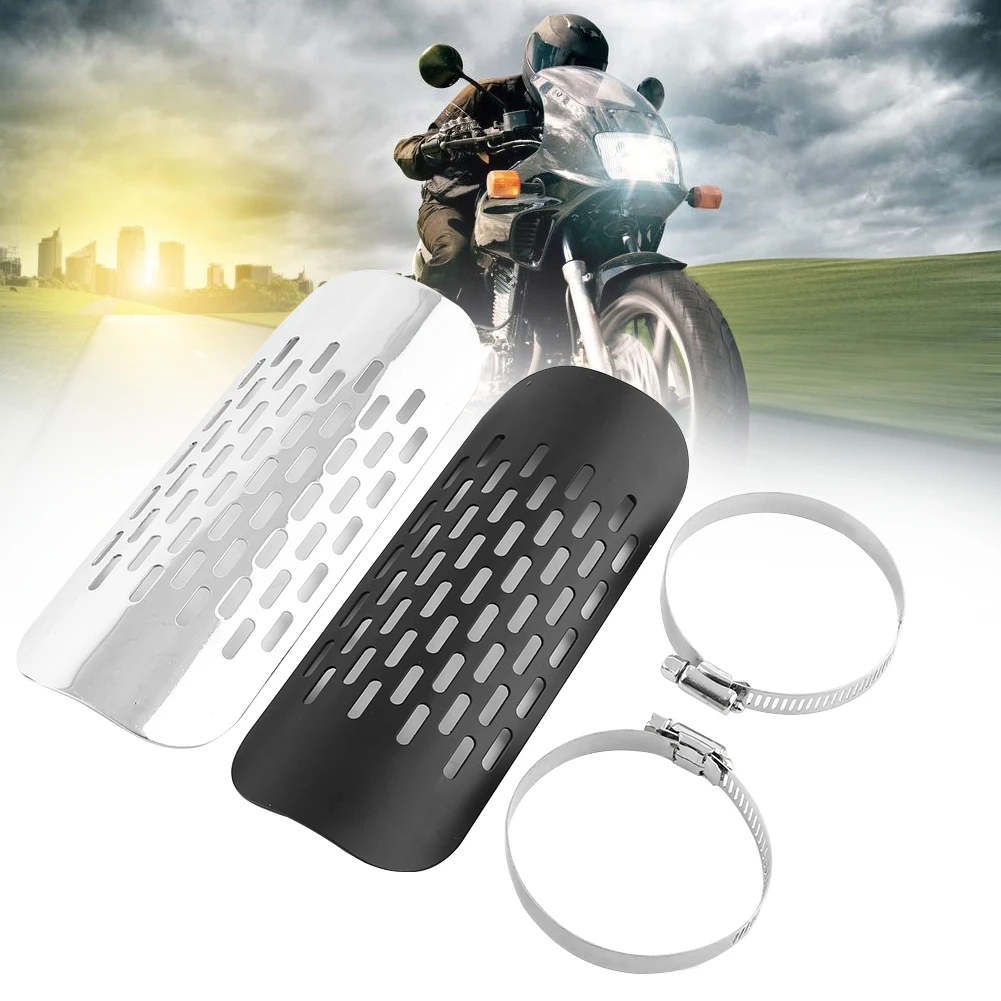 Silenciador universal de escape para moto con protector térmico - imagen 5