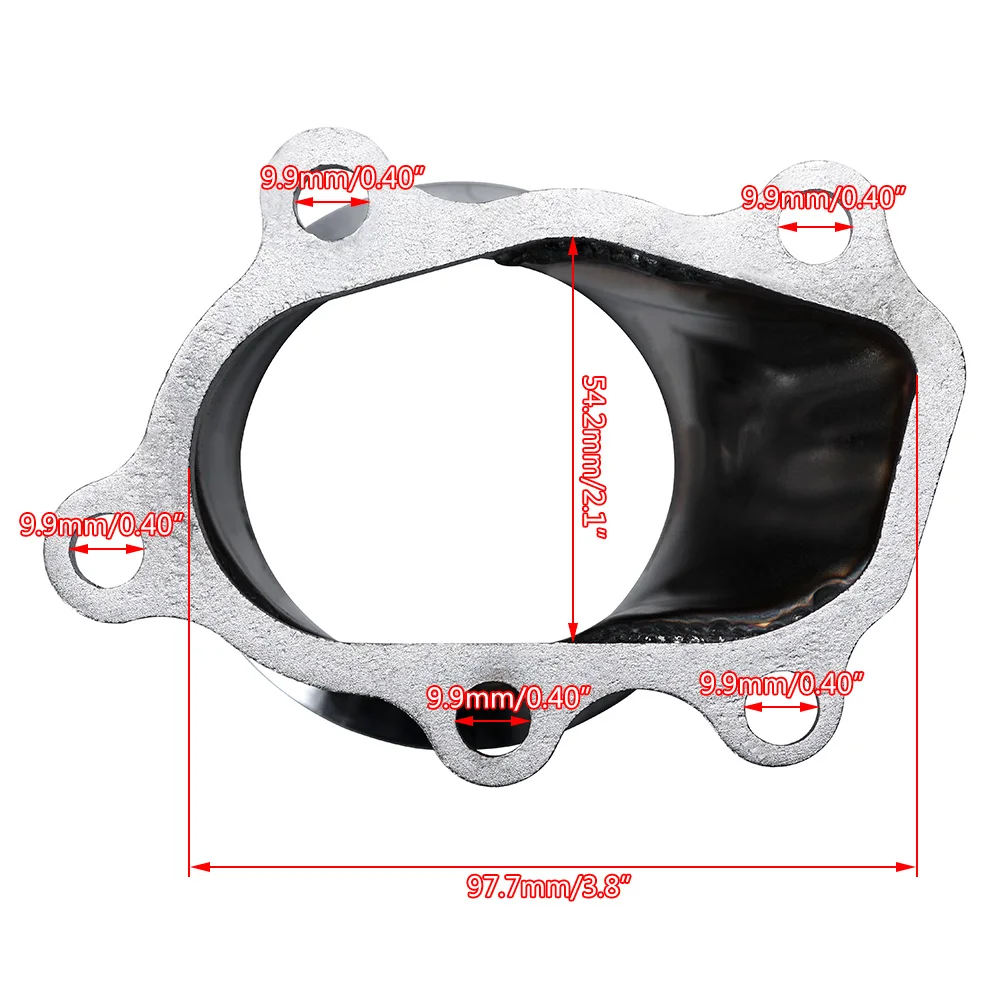 Adaptador V-Band VR4833 Inoxidable para Turbos T25/T28 GT25/GT28 - imagen 4