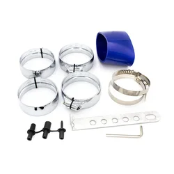 Tubo turbo aluminio 76mm – Kit admisión aire frío universal