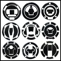 Tapa depósito carbono 3D para motos Yamaha Honda Suzuki BMW Kawasaki