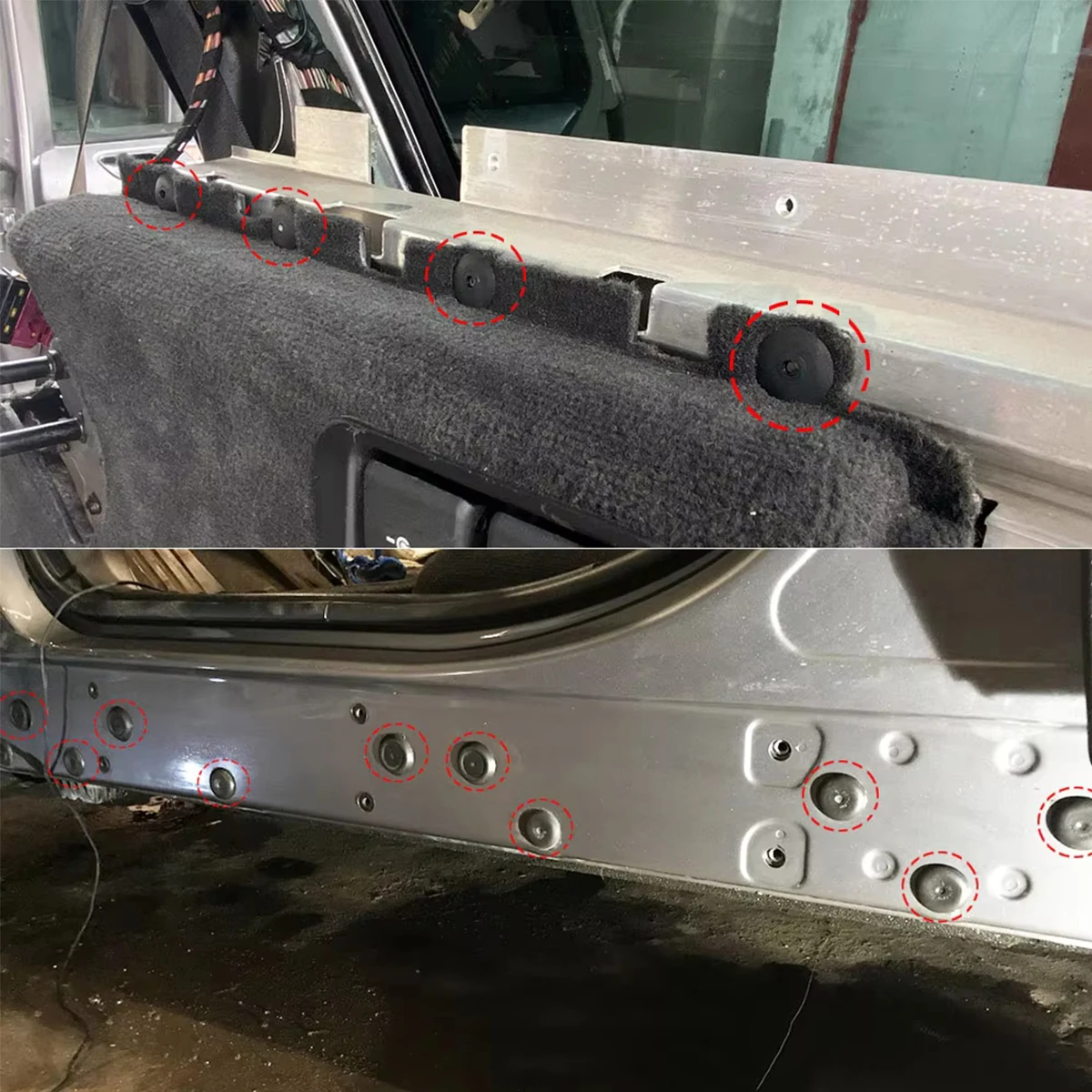 Remaches ciegos de plástico para BMW X1, X3 y X5 arco rueda - imagen 5