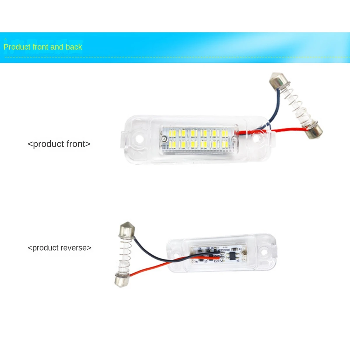 Luz LED de matrícula Canbus Mercedes-Benz ML W163/W164/X164/W251 - imagen 4
