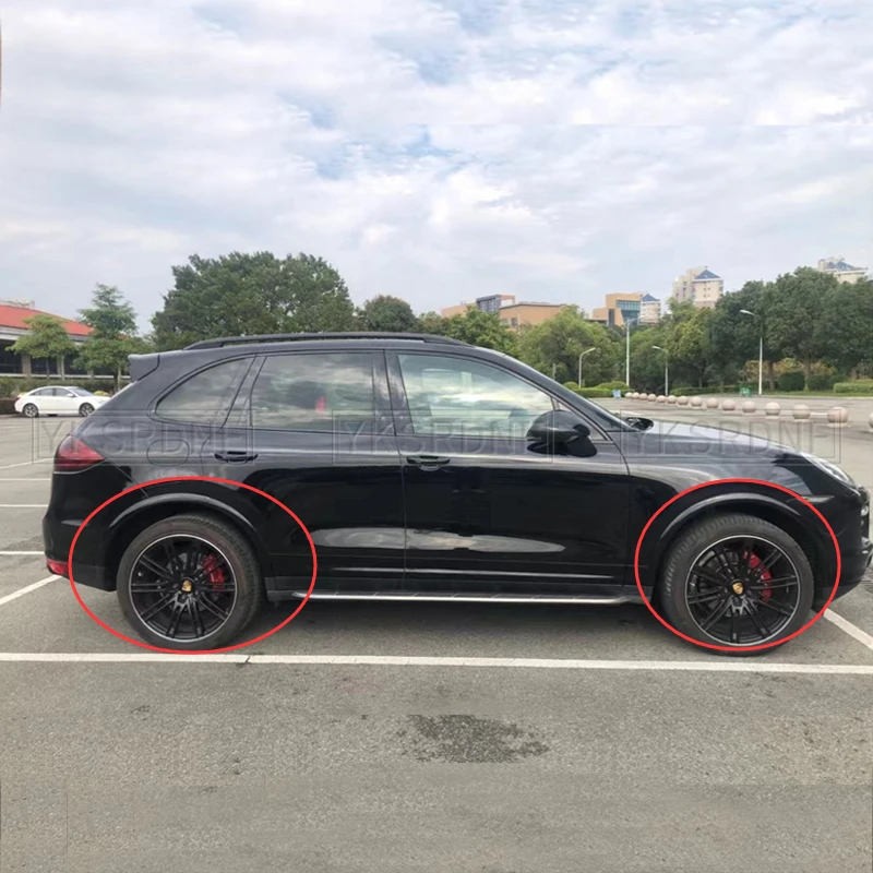 Juego de protectores y molduras para arcos de rueda de Porsche Cayenne