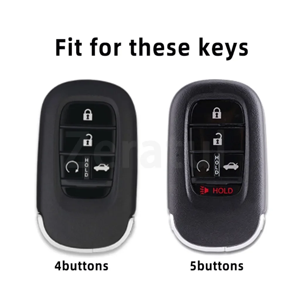 Funda de TPU para mando a distancia de coche, carcasa de 4/5 botones para Honda Civic Accord HR-V CRV 2022 2023 2024, accesorios de soporte - imagen 2