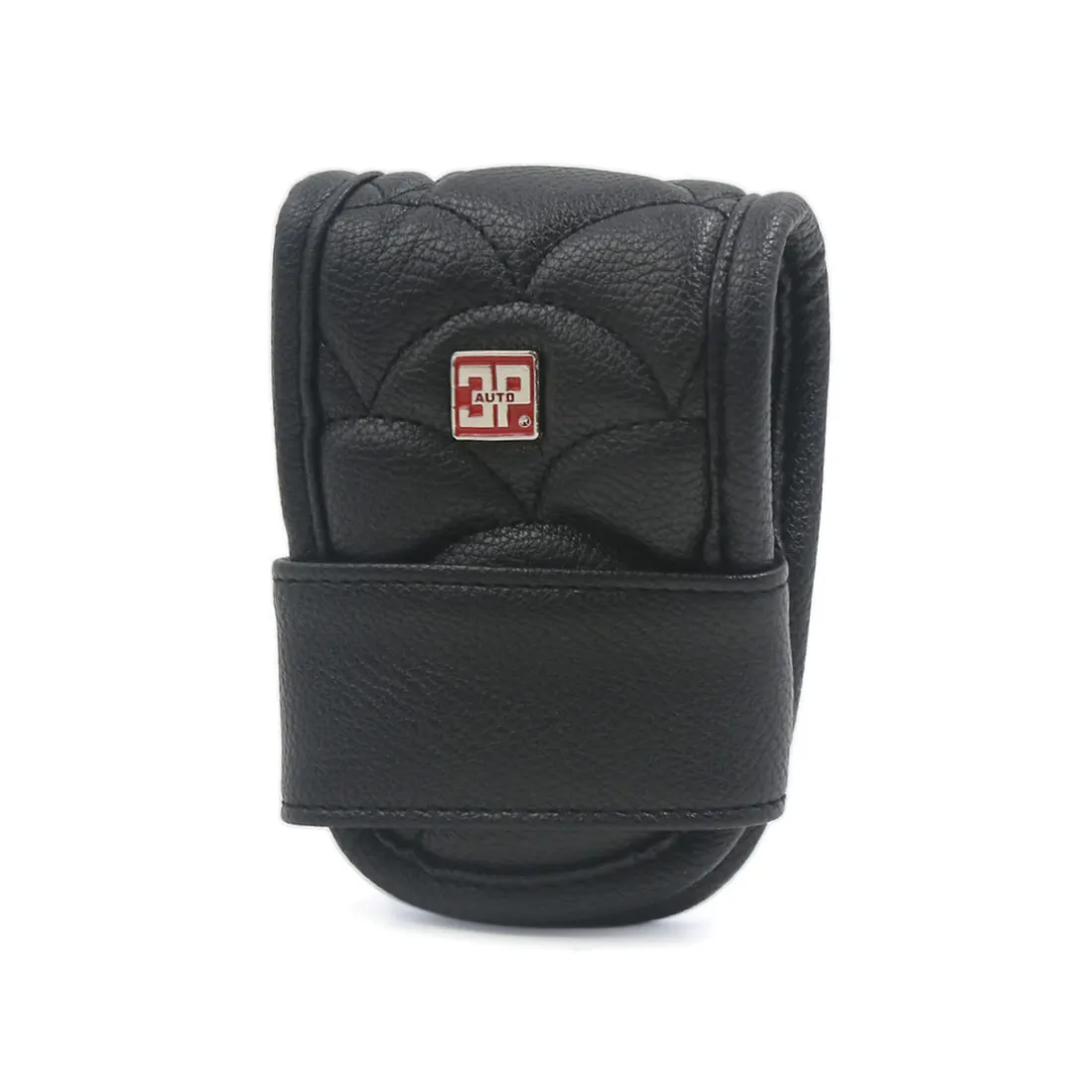 X Autohaux-palanca de cambios para coche, pomo de cambio de marchas de piel sintética, Protector de cubierta, color Beige - imagen 5