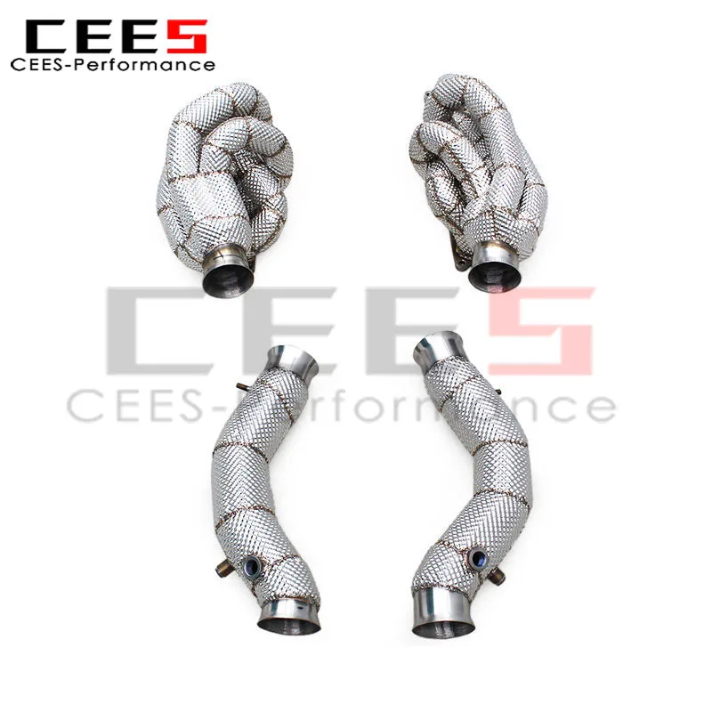 Tubo bajada escape CEES acero inoxidable para Lamborghini Gallardo 5.0