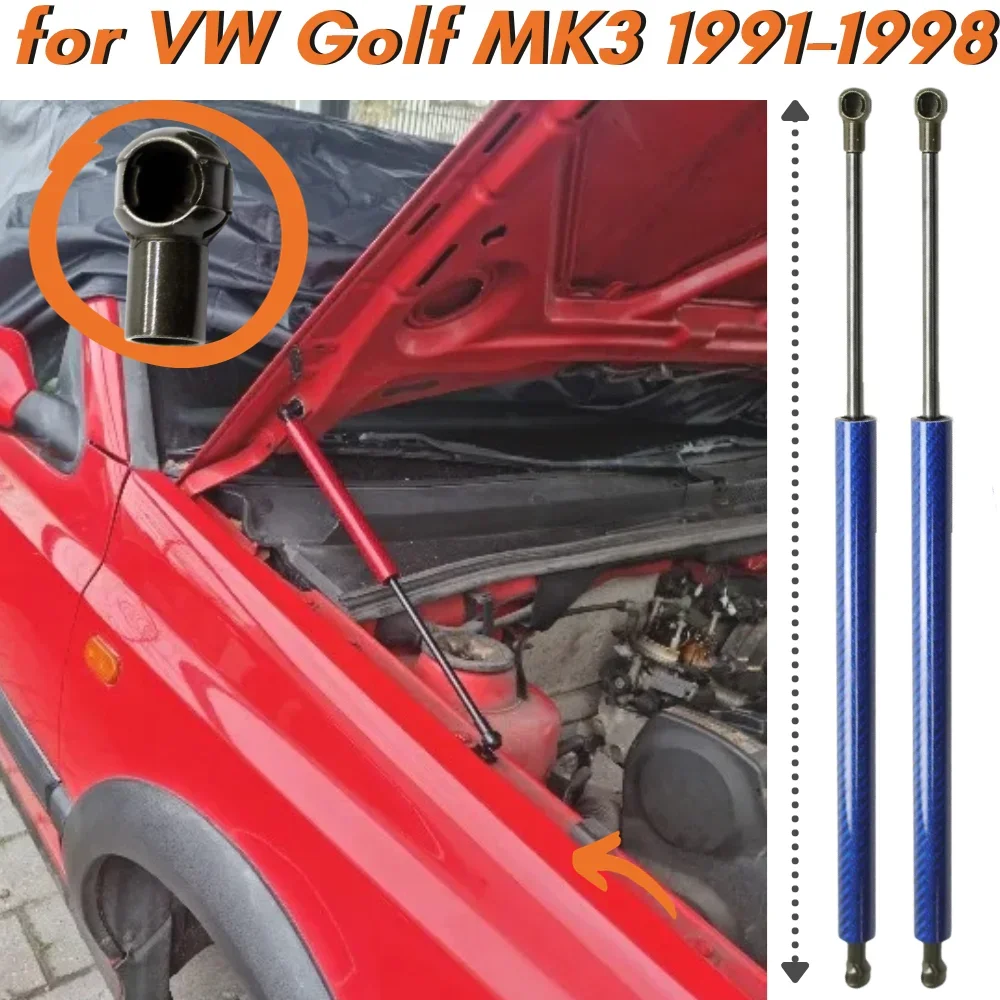 2 Puntales de capó Gas – VW Golf MK3 1991-1998